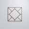 Ekena Millwork Medium Hudson Decorative Fretwork Wood Wall Panels, Walnut, 15 3/8"W x 15 3/8"H x 3/8"T WALW16X16X0375HSNWA - alternate 6